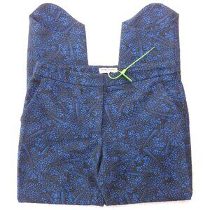 Opening Ceremony Jacquard Crop Pants | Black & Blue | EUC | 4